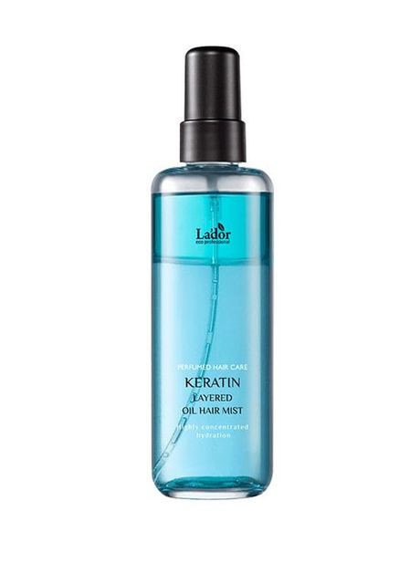 Двофазний кератиновий міст для волосся з комплексом олій Keratin Layered Oil Hair Mist, 130 мл La'dor (300171728)