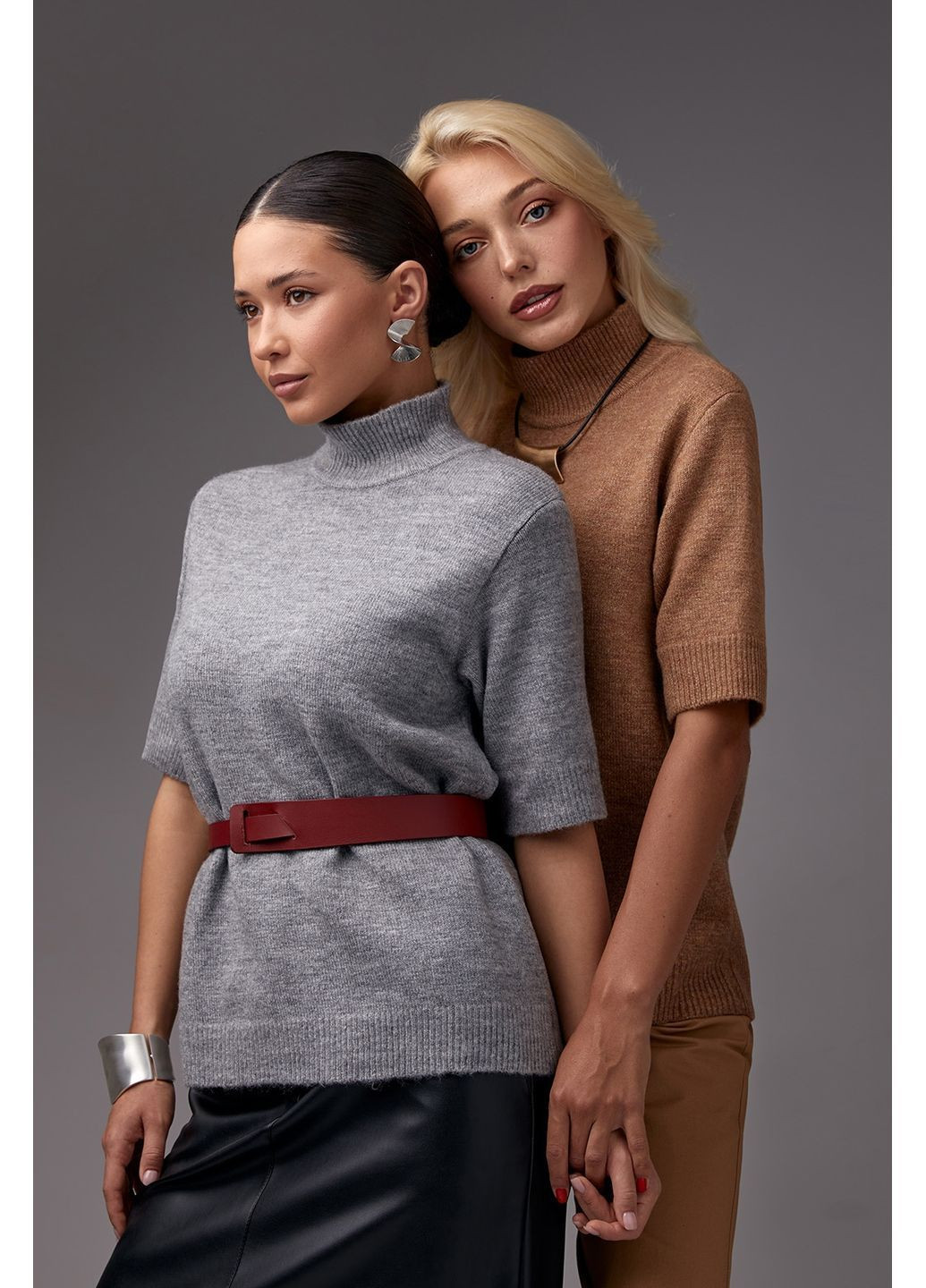 Джемпер з натуральної вовни з коротким рукавом 2797 Triko Bakh (368834449)