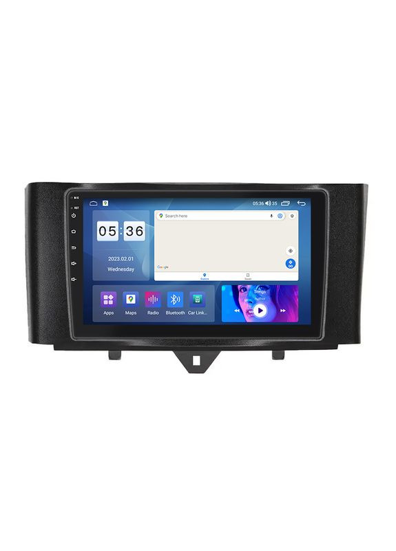 Штатная магнитола для Smart Fortwo 452 2011-2017 экран 9" 2/32Gb CarPlay 4G Wi-Fi GPS Prime Смарт 4шт Lesko (336194340)
