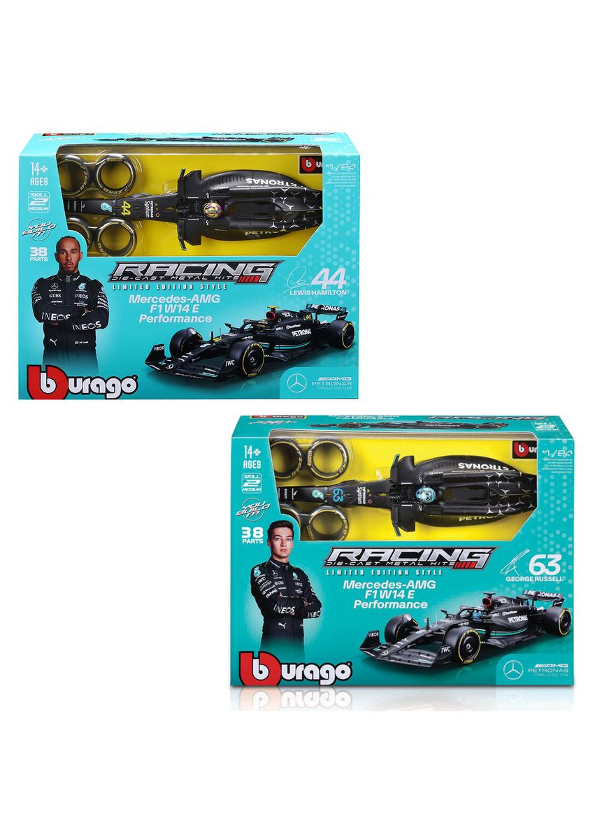 Авто-конструктор - Mercedes-AMG F1 W14 E Performance(1:24)(#44) Bburago (367728284)