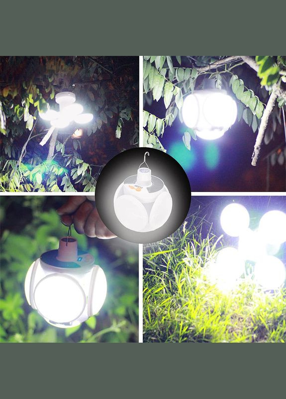 Универсальный фонарь-светильник подвесной, раскладной Solar Emergency Lamp с аккумулятором No Brand (340111804)