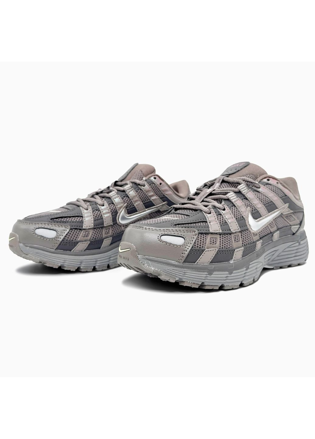 КРОССОВКИ ЖЕНСКИЕ NIKE P-6000 BROWN / GREY НАЙК П-6000 No Brand серые демисезоны (368867343)