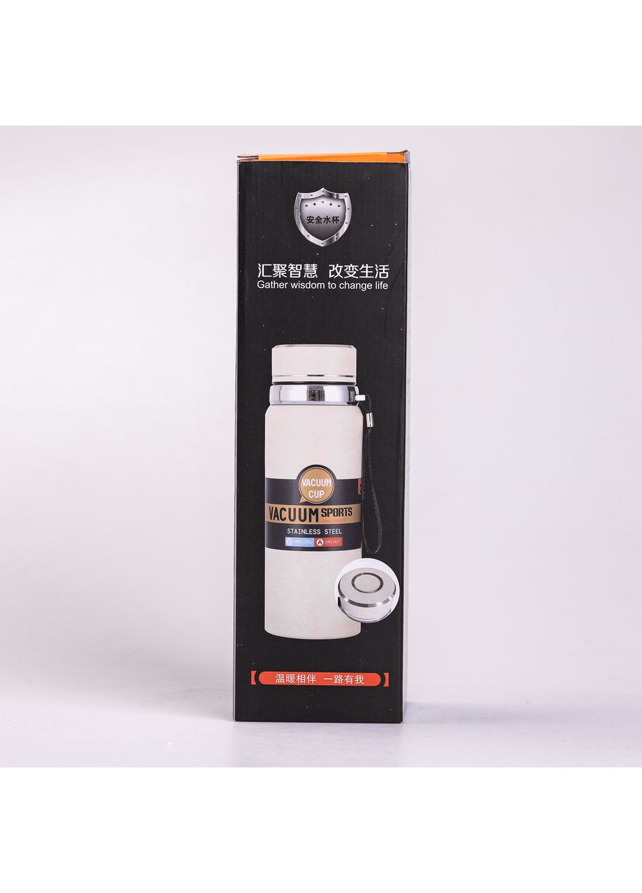 Термос із датчиком температури 1 л синій для активного відпочинку спортивний термос для напоїв ProDobro (364191053)