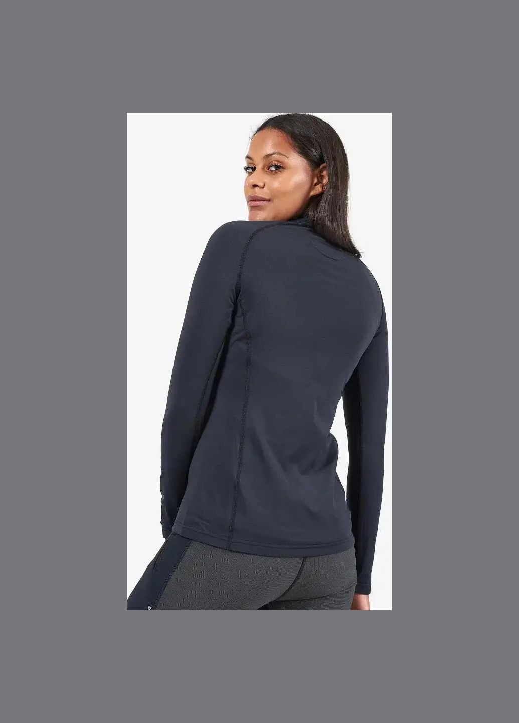 Термокофта Female Dart Thermo Zip Neck Black Montane (317659663)