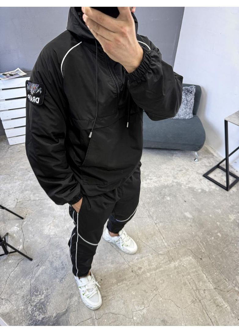 Спортивный костюм мужской стильный однотонный осень No Brand (370956671)