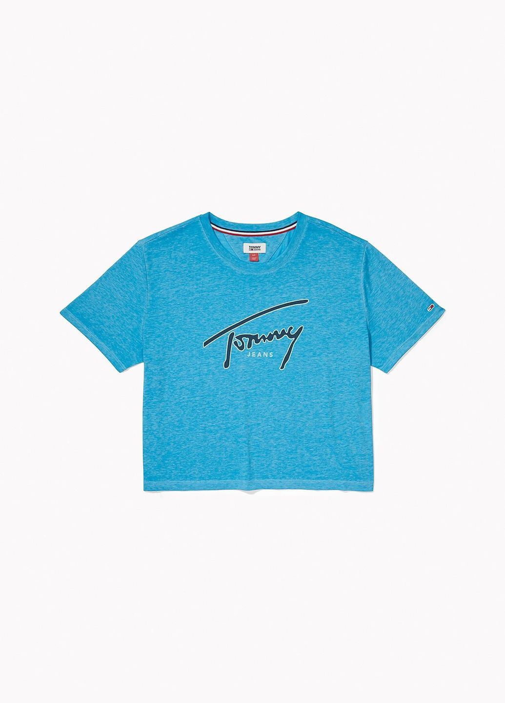 Блакитна літня футболка th1384w Tommy Hilfiger
