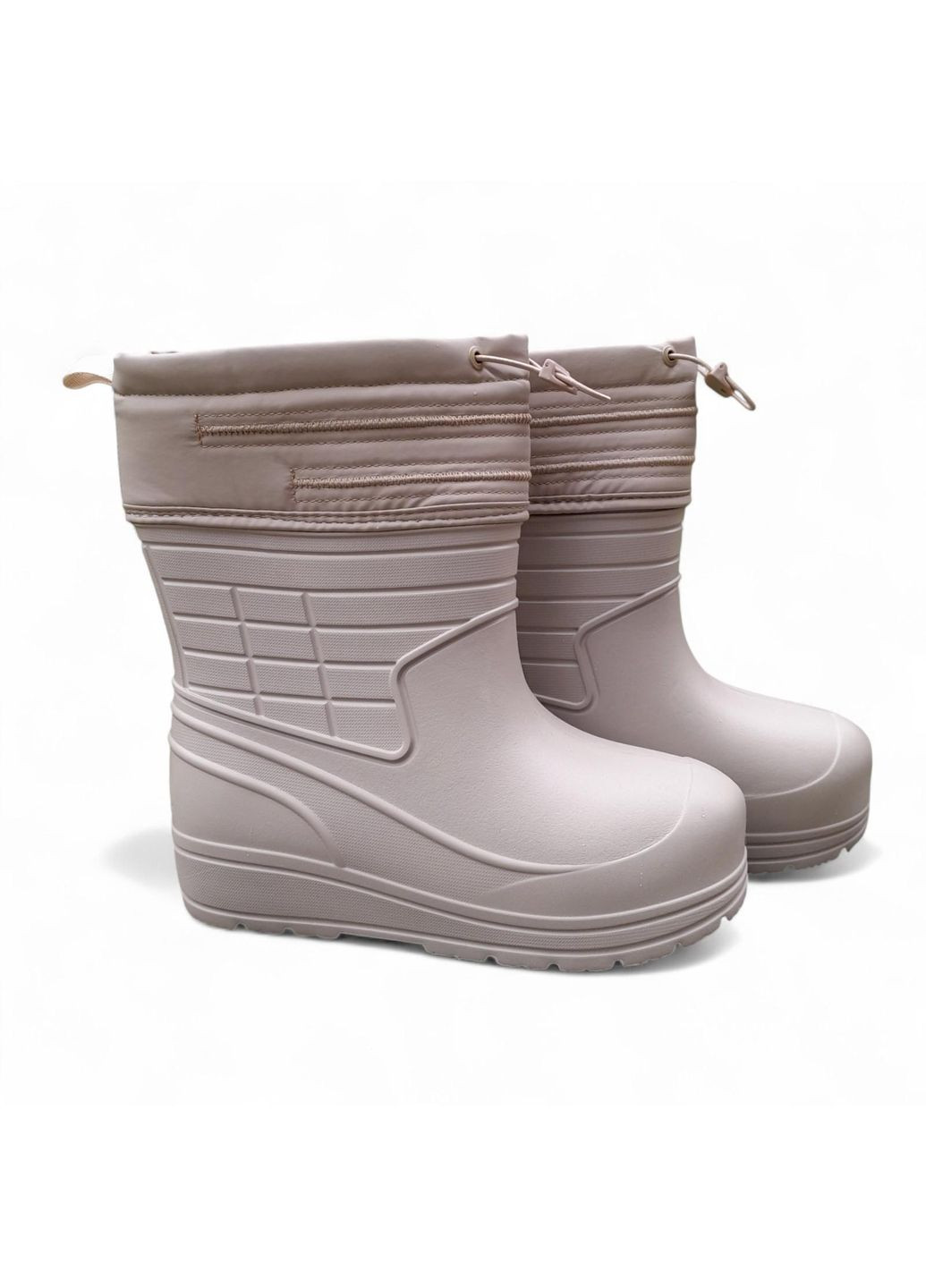 Бежевые женские утепленные сапоги из эва-пены бежевые размер 37 (23,5-24 см) Dago