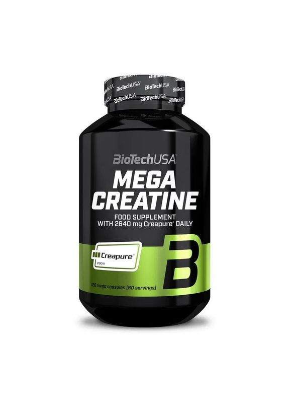 Креатин Mega Creatine Creapure, 120 капсул Biotech (361114280)