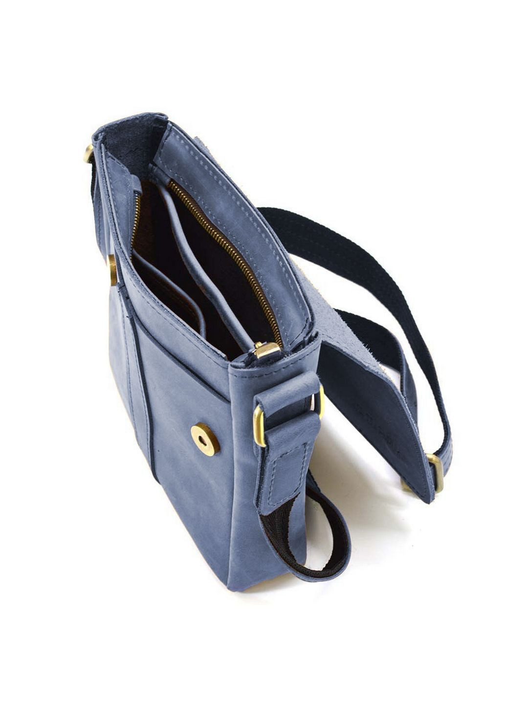 Чоловіча шкіряна сумка через плече 22х18х5 см LIMARY (315870475)