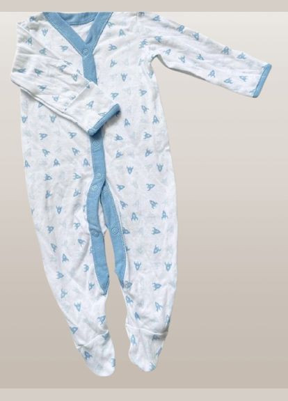 Слип детский 3-6 мес (62-68 см) белый Nutmeg (323484183)