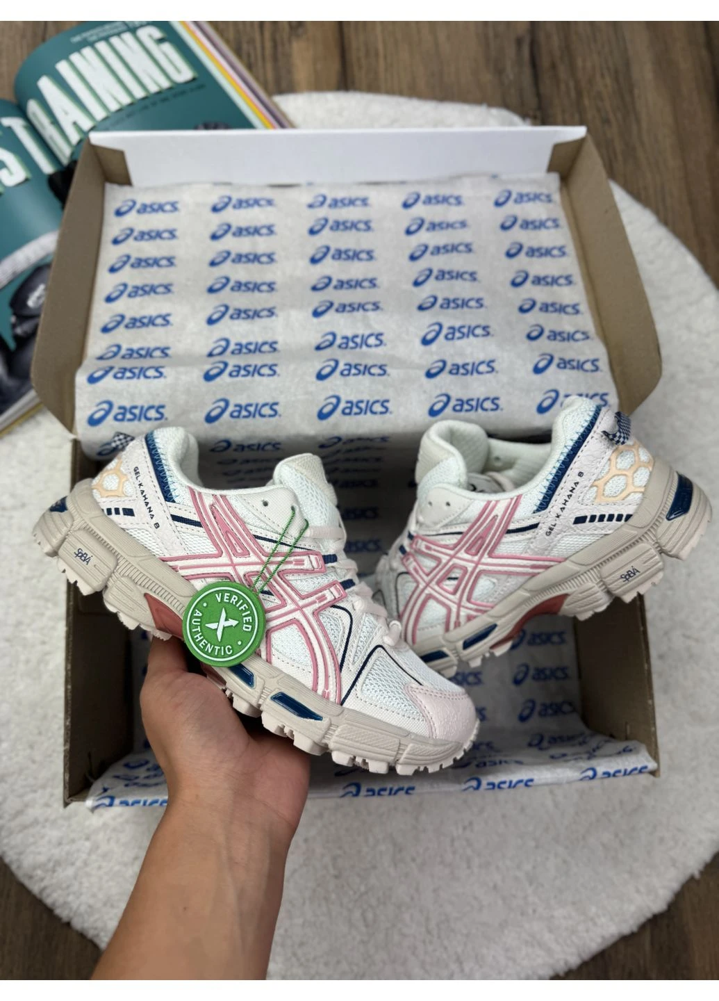 КРОСІВКИ ЖІНОЧІ ASICS GEL-KAHANA 8 BEIGE PINK АСІКС ГЕЛЬ КАХАНО 8 РОЖЕВІ No Brand рожеві демісезони (392015535)