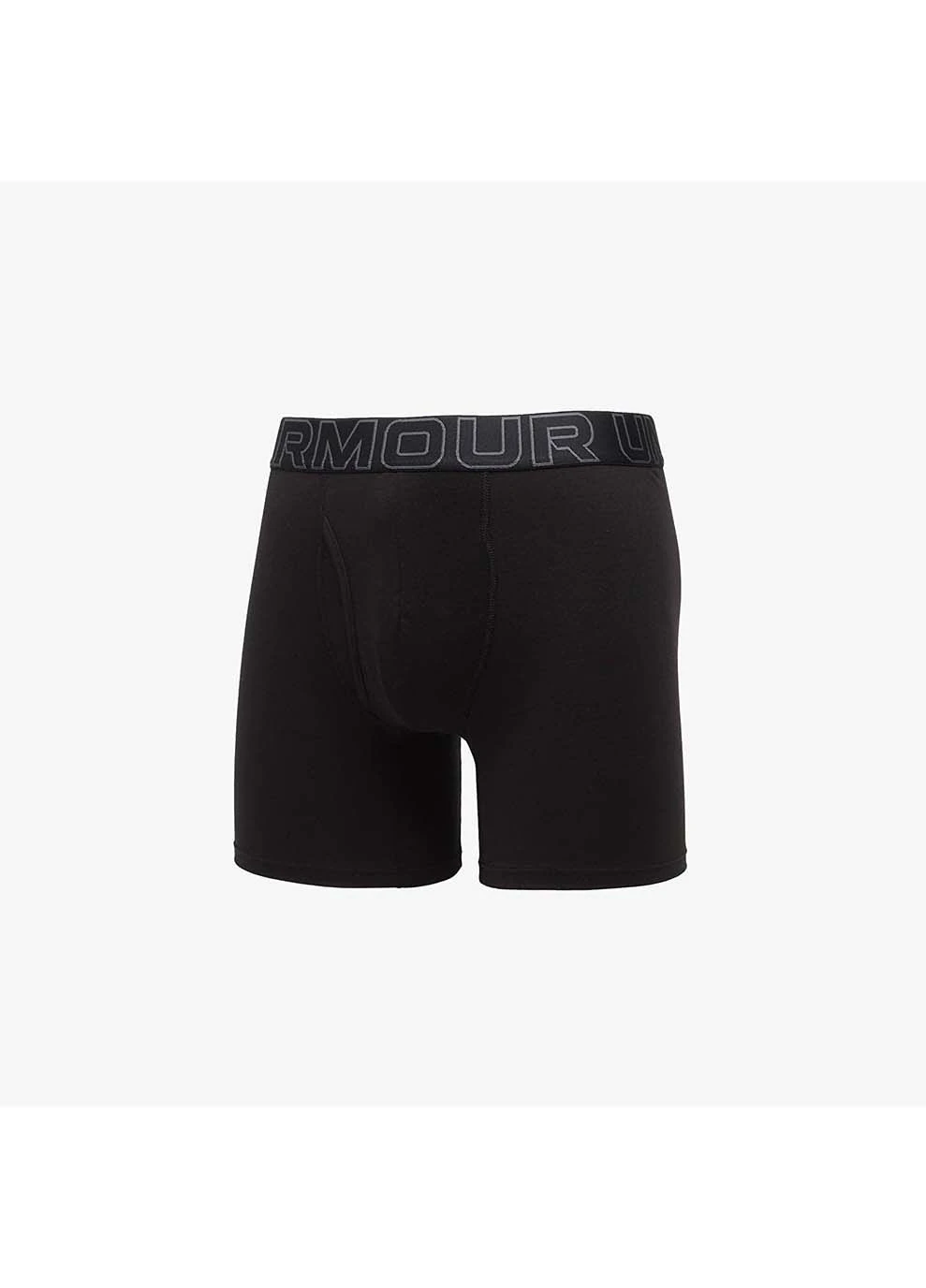 Труси-боксери UA PERFORMANCE COTTON - PRINT 6 Чорний, Зелений Under Armour (395620409)