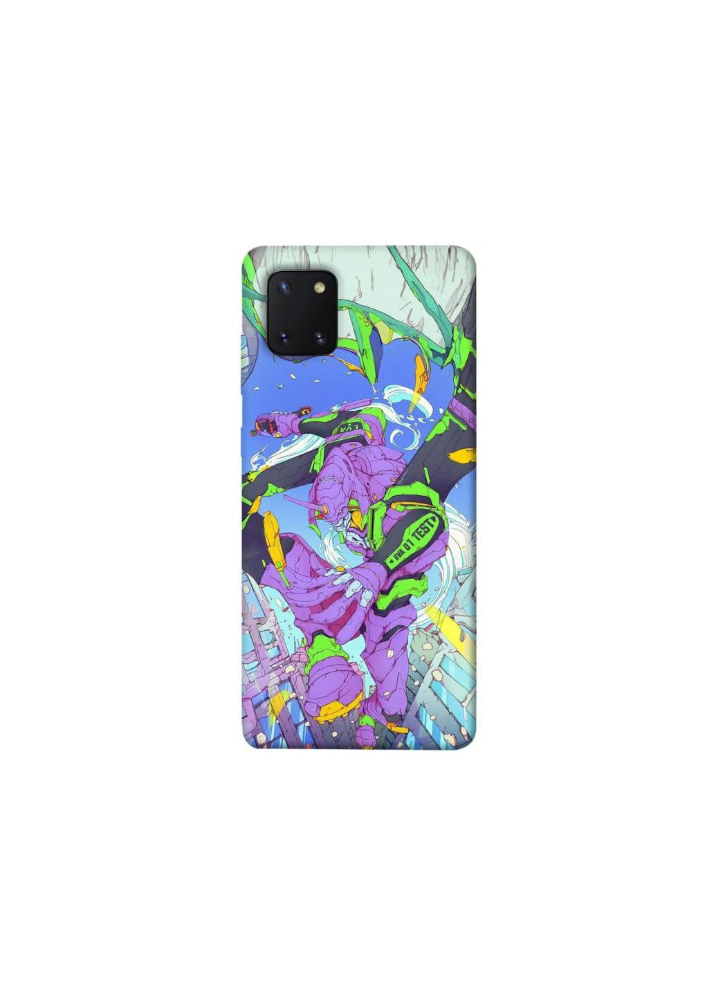 Чехол на Samsung Galaxy Note 10 Lite (A81) Евангелион v2 Frontalka (353334884)