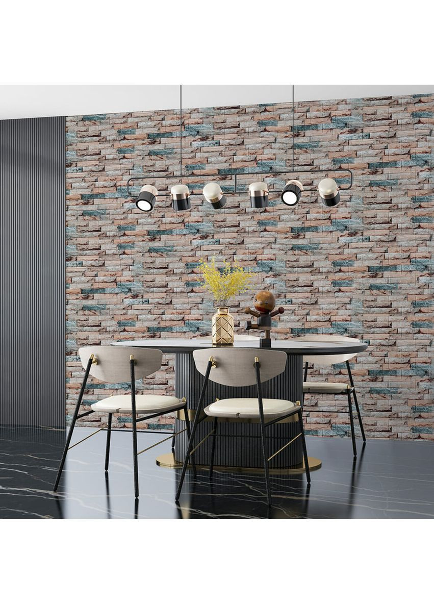 Панель стінова 700х770х3мм Мармур кольоровий SW-00001897 Sticker Wall (362095221)