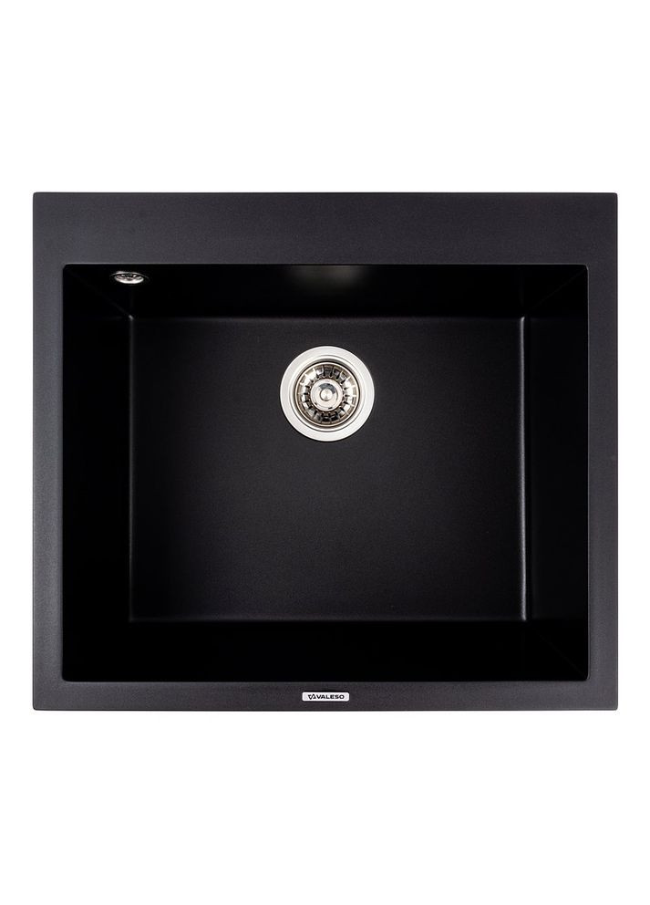 Кухонна гранітна мийка 5750 DAVINA чорний Valeso (370269019)