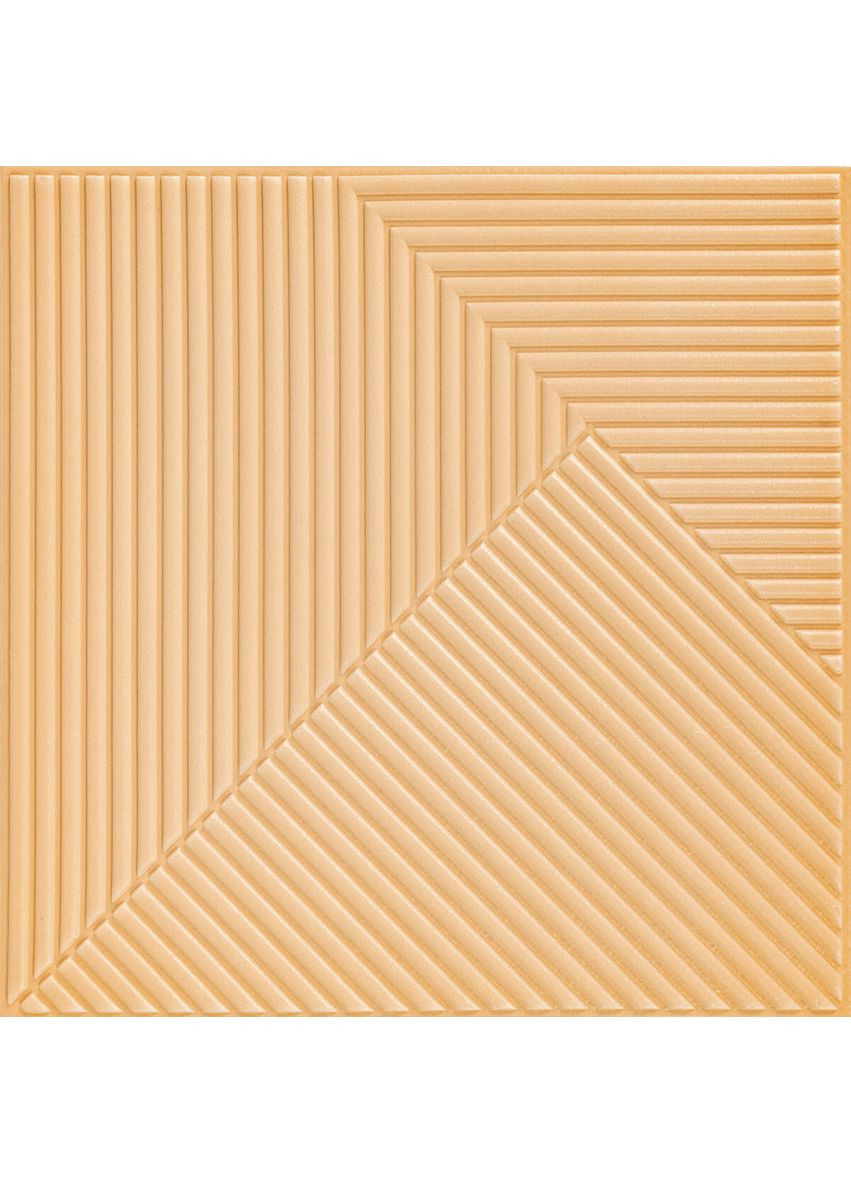 Самоклеюча декоративна 3D панель Бамбук Жовто-пісочний 500х500х5мм SW-00002879 Sticker Wall (366288896)