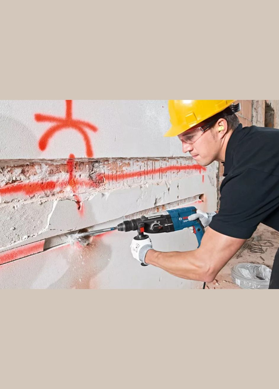 Сетевой перфоратор GBH 2-28 F Professional (SDS+, 880 Вт, 3.2 Дж) быстросъемный патрон + кейс (25405) Bosch (327874613)