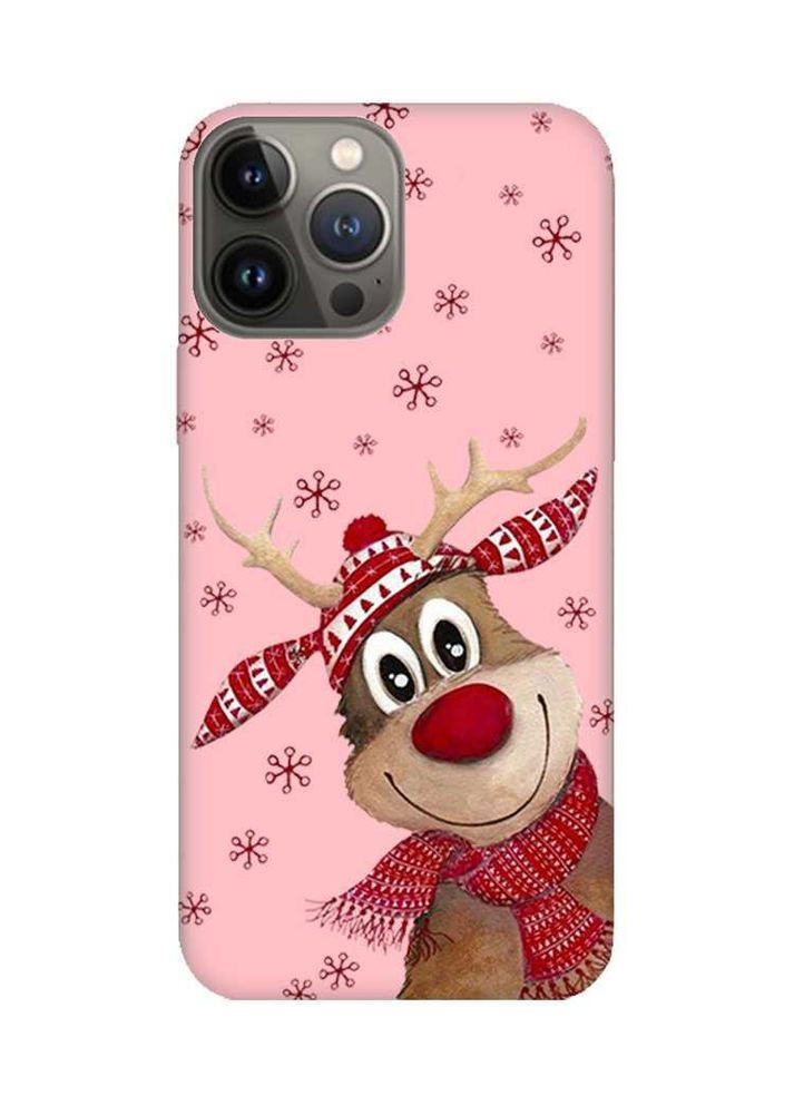 Матовый чехол на iPhone 13 Pro Зимний олень (принт 149) Creative (362966694)