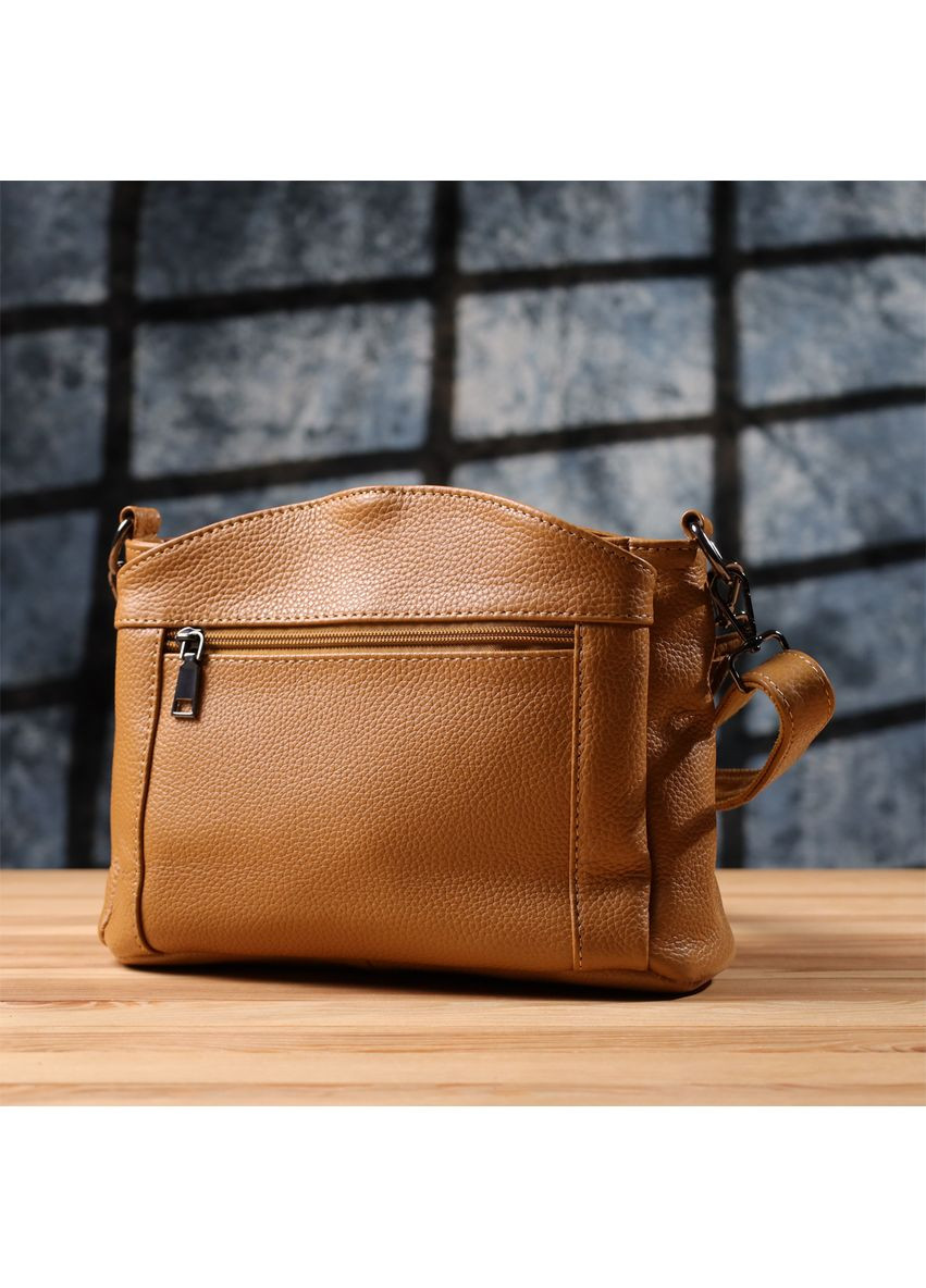 Сумка жіноча з натуральної шкіри 23008 Рудий Vintage (359401615)