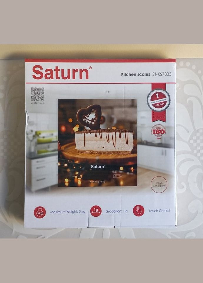 Весы кухонные SATURNST-KS7833 Saturn (293850676)