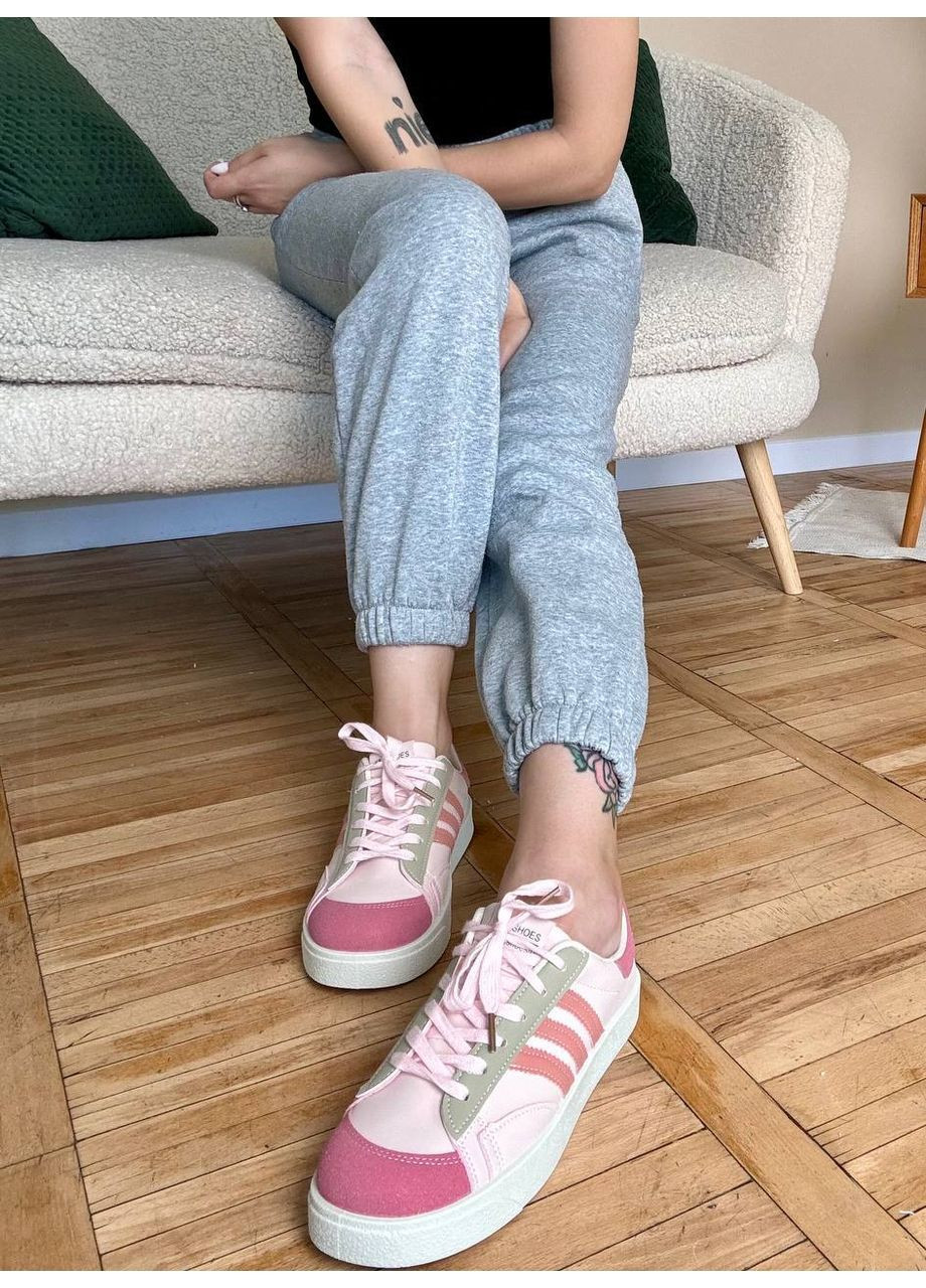 Розовые кеды женские Helen