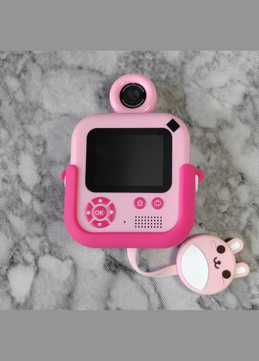 Дитяча цифрова камера яка друкує фото фотоапарат з миттєвим фото з іграми та картою пам'яті з набором паперу 6 шт No Brand M8 (323209873)
