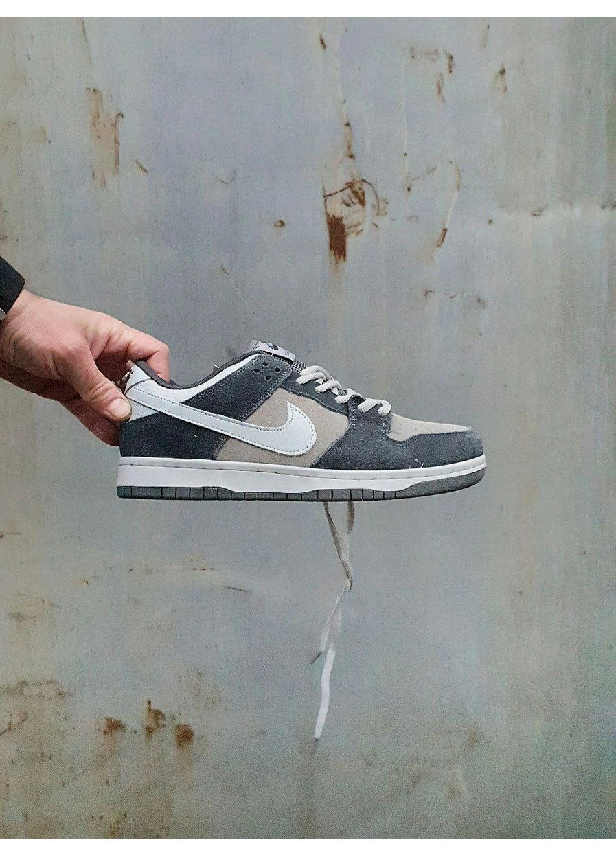Сірі літні кросівки nike sb dunk low grey найк сб данк сірі No Brand