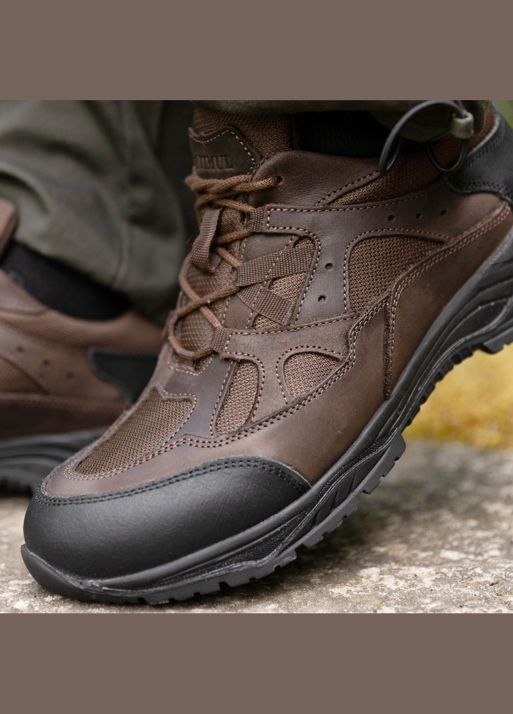 Кроссовки Мужские Зимние Тактические. 40-46р Коричневые. Легкие и удобные! STZM-1028 No Brand (301148257)