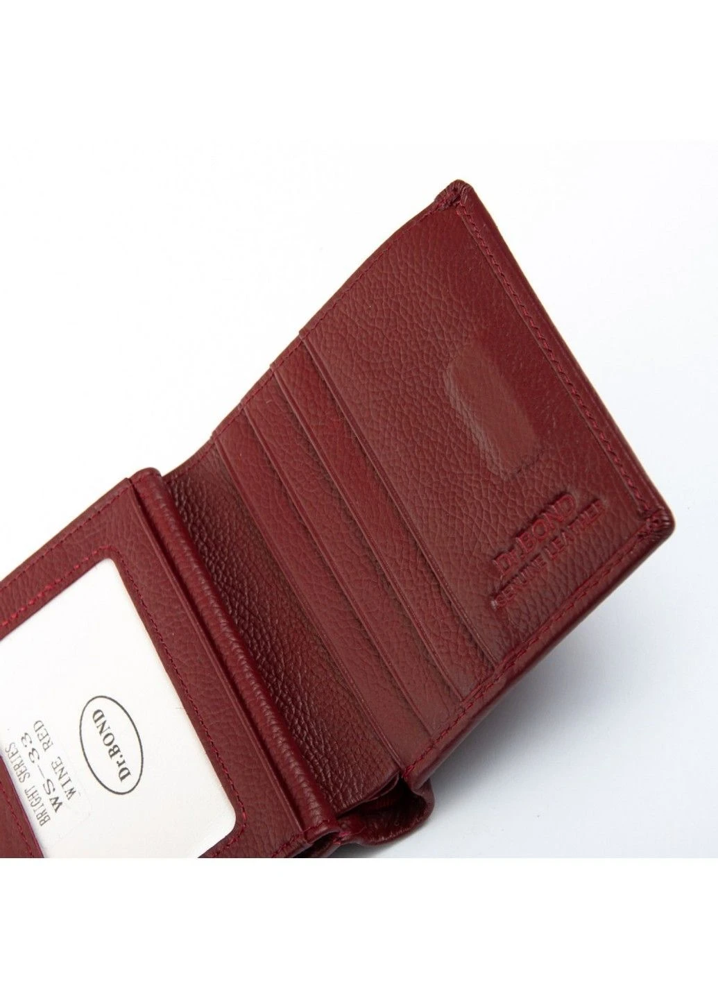 Шкіряний жіночий гаманець Bright WS-33 wine red Dr. Bond (384415662)