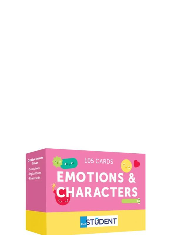 Emotions and Characters. 105 карточек для изучения английского English Student (370615770)