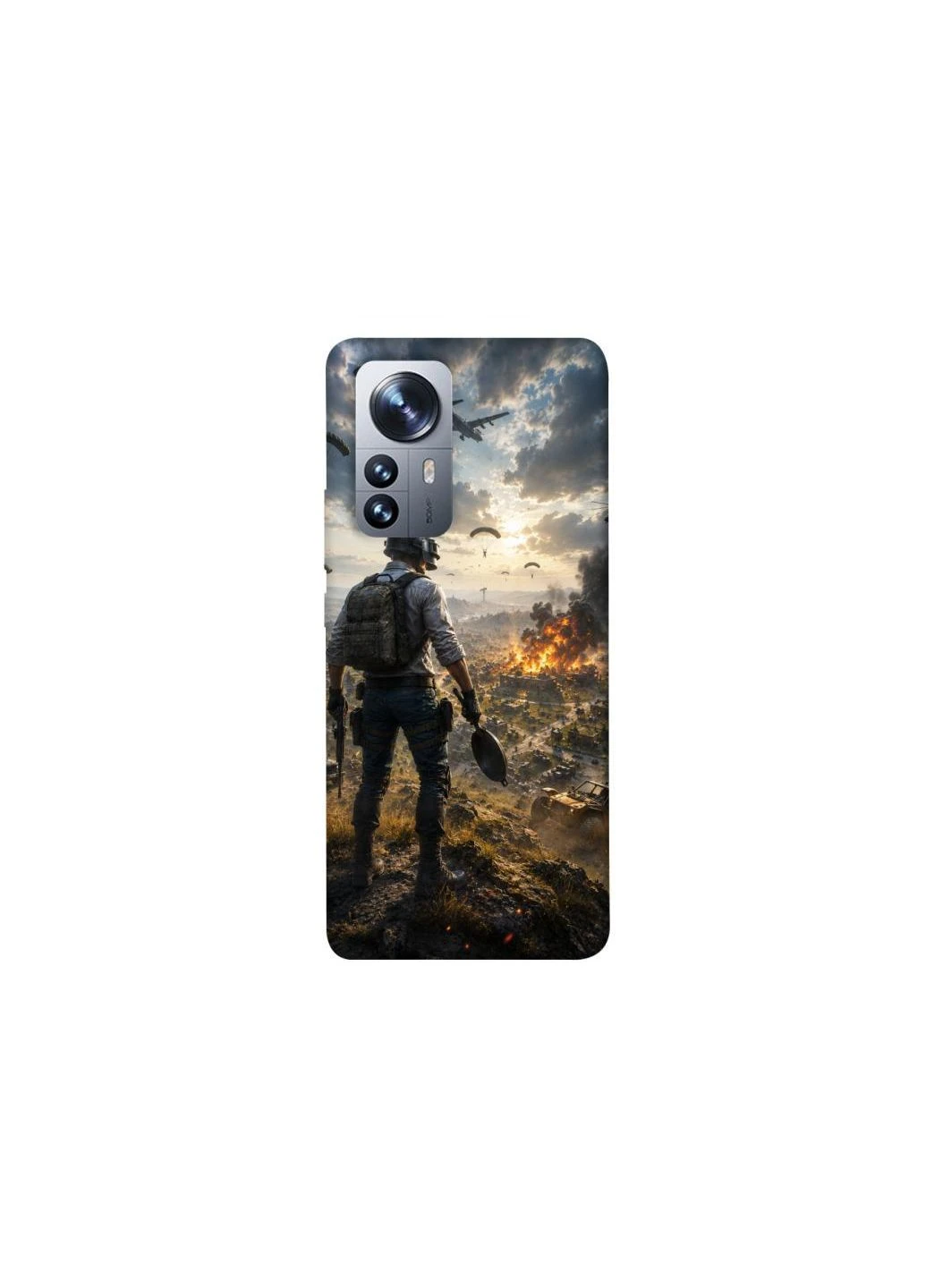 Чехол на Xiaomi 12 / 12X PUBG ver.2 Frontalka (396366354)