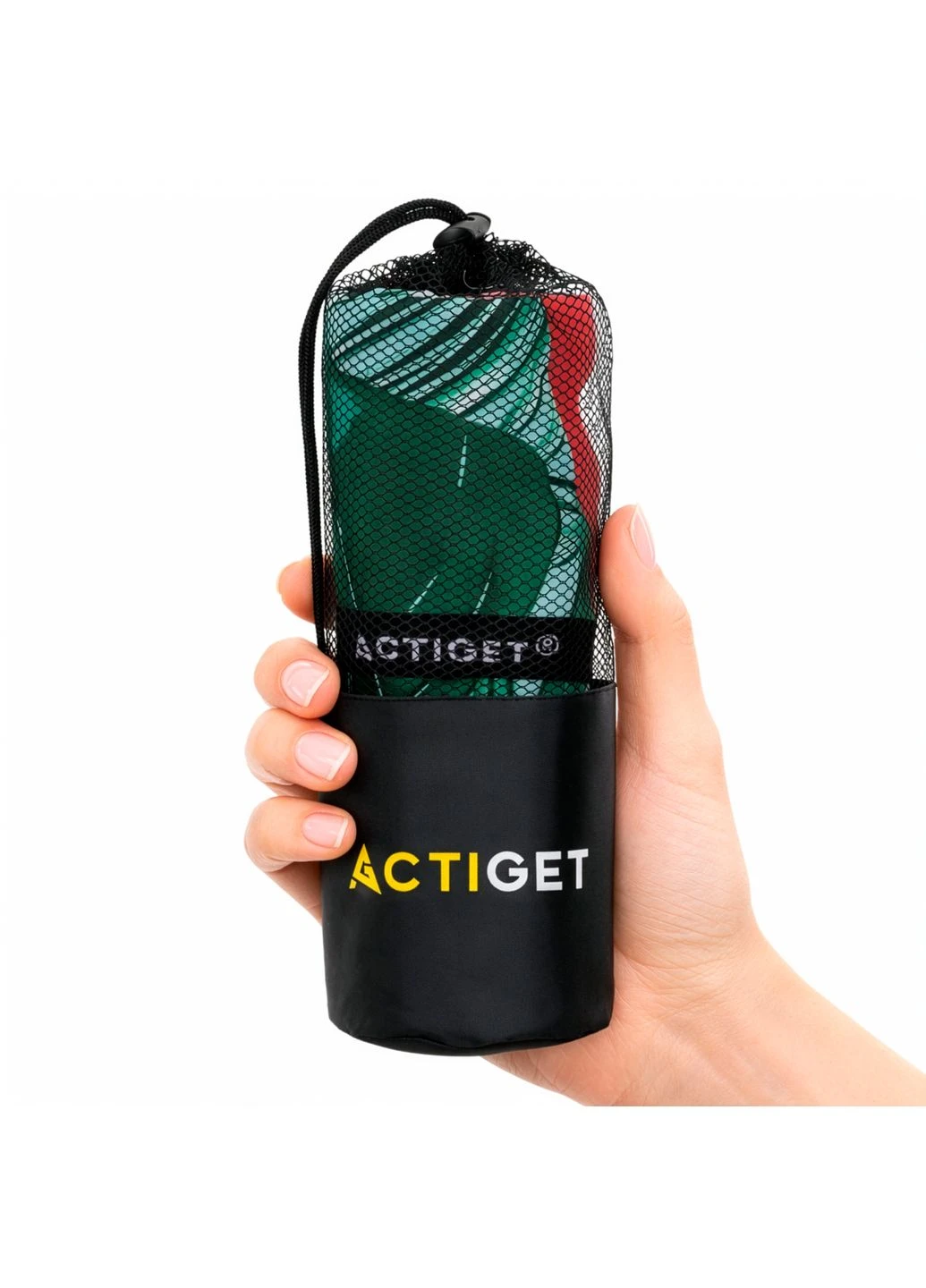 Рушник спортивний 180 x 100 см з мікрофібри Actiget комбінований