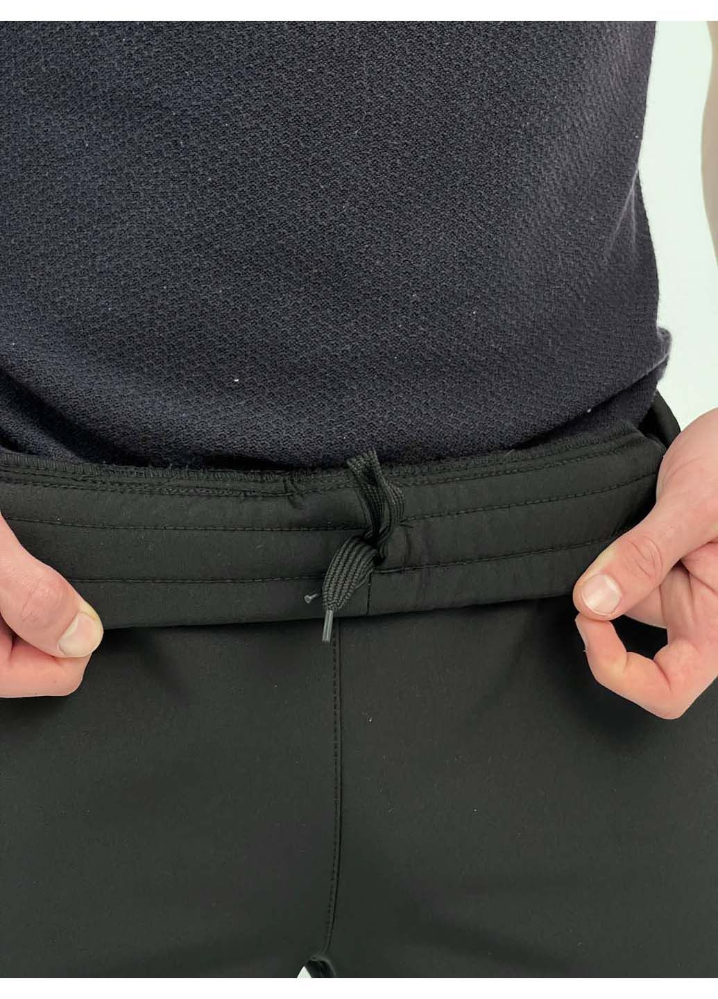 Черные спортивные, кэжуал демисезонные брюки Intruder