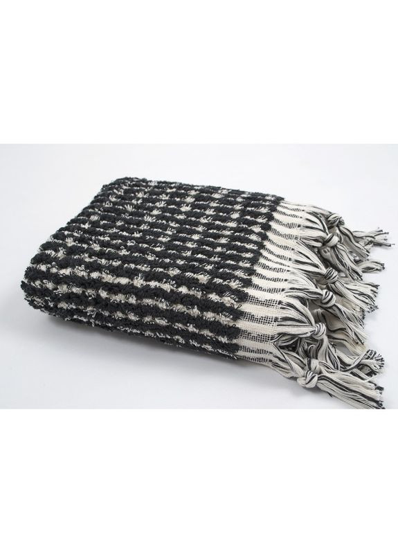 Barine рушник - curly bath towel ecru-black кремово-чорний 90*170 комбінований виробництво -
