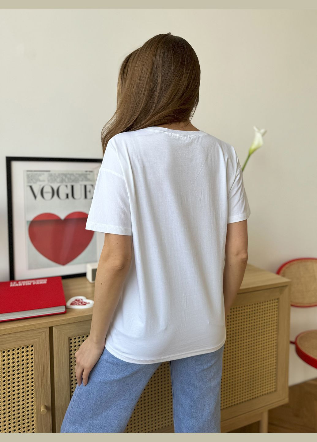Белая летняя футболки Magnet WN20-605