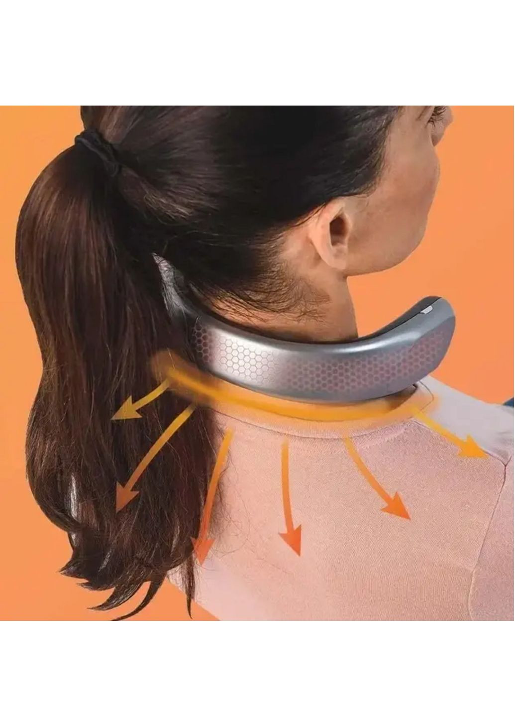 Портативная переносная грелка для шеи USB ABS Пластик Серая More Handy Heater (303777007)