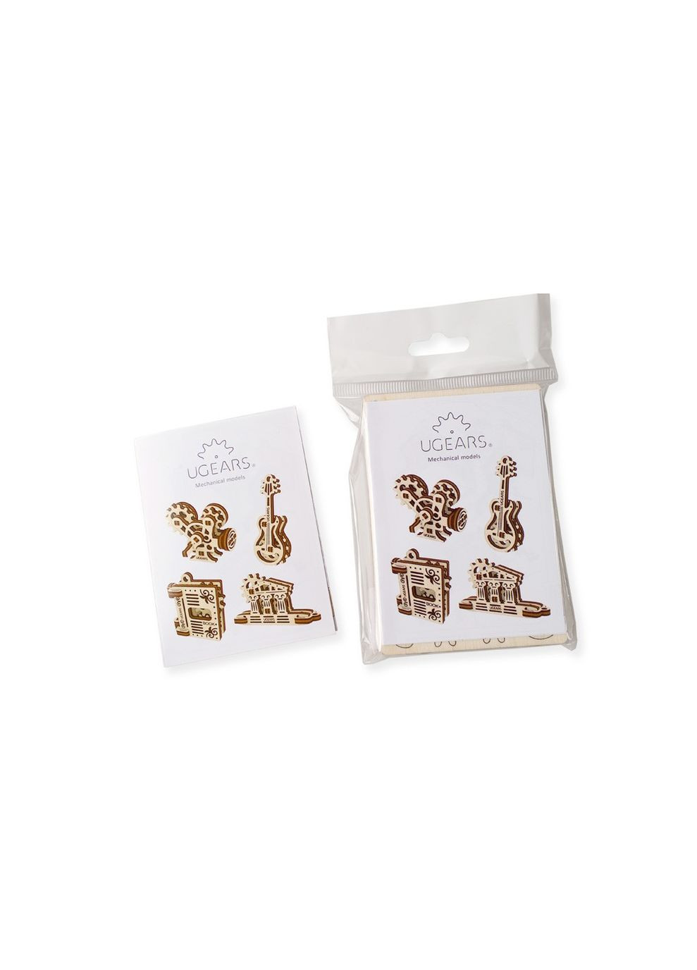 Механический 3D пазл Фиджеты-Творчество. Набор из 4 шт. (70041) UGEARS (364115585)