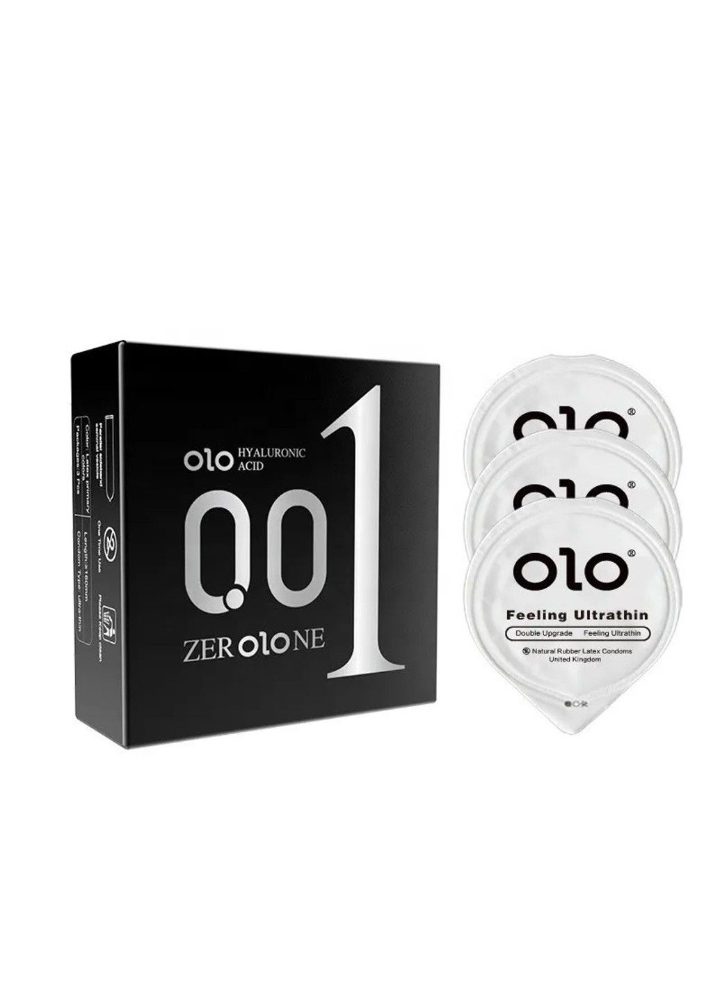 Ультратонкі презервативи ZERO ONE 3 шт. OLO (284279122)