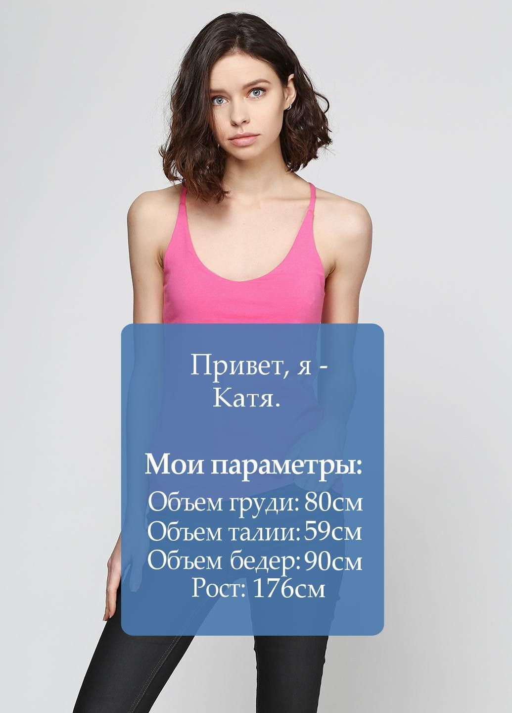 Майка Розово-черный Billabong — 322996352