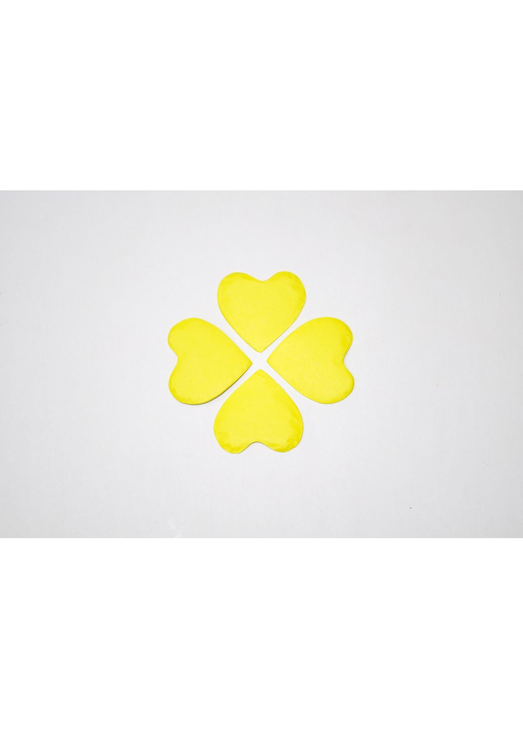 Сердца желтые бумажные No Brand (368969777)