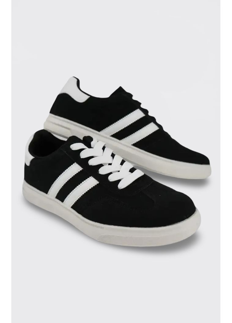 Черные мужские кеды черные (l500-8) Stilli