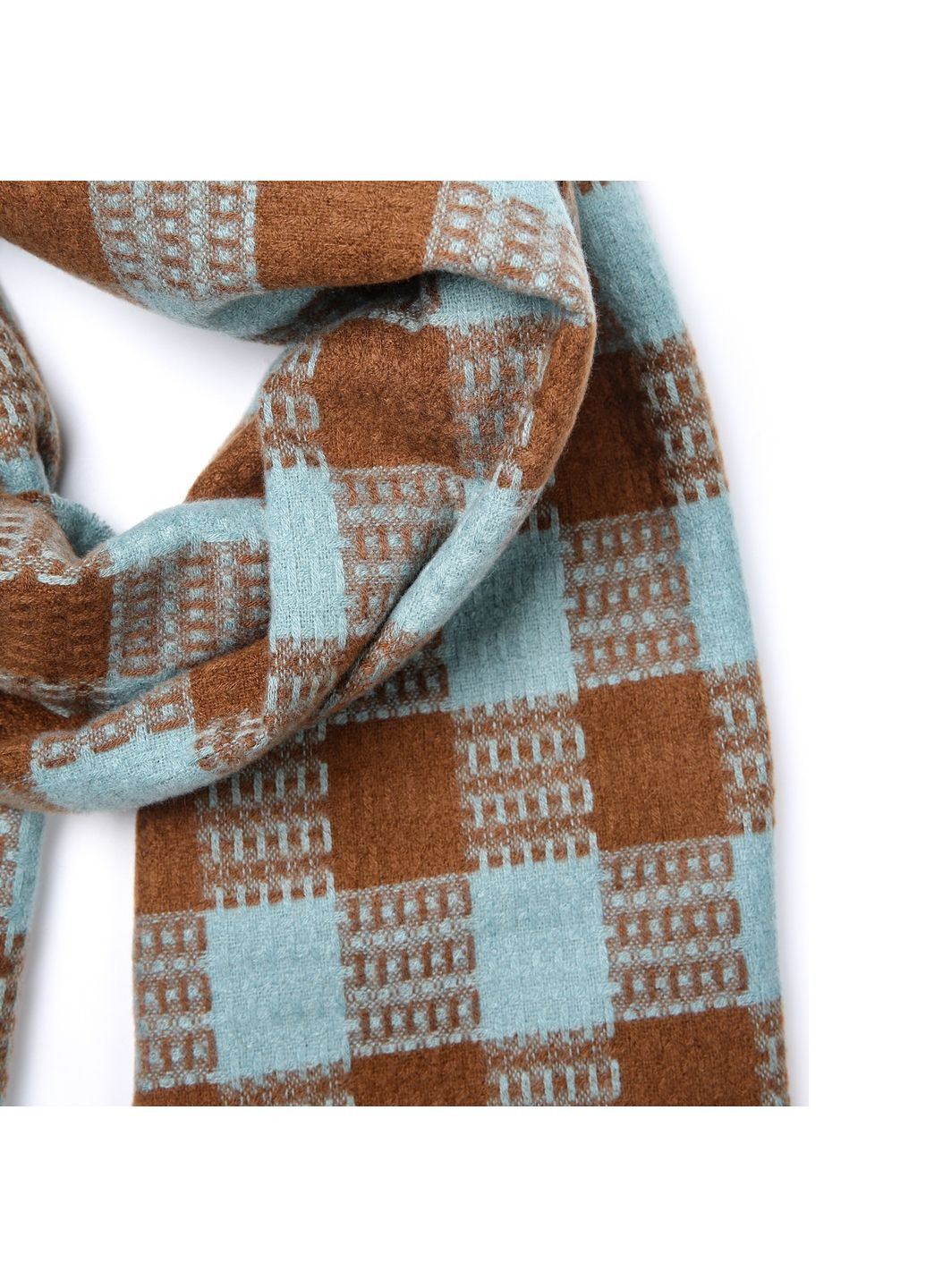 Палантин чоловічий клітинка кашемір ТРАКС 952-539 LuckyLOOK 952-539М (368221745)