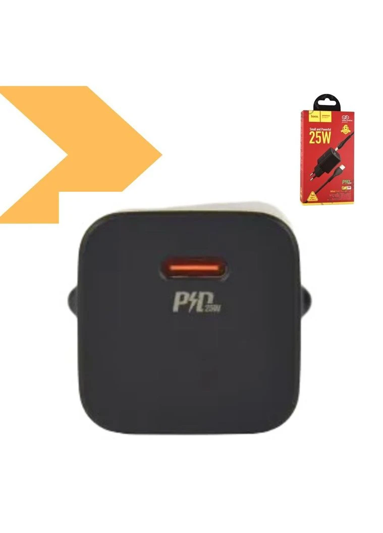 Сетеве Зарядне Устройство N19 Rigorous PD25W Type-C to Type-C (33289-01_331) Hoco (392924440)