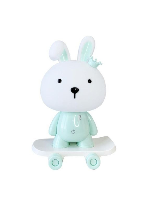 Ночник детский «Зайка на скейте» MGZ-1407(Blue) питание от USB No Brand (330017722)