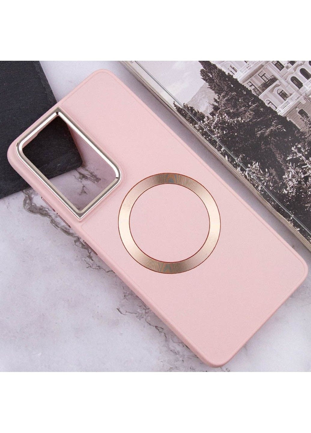 TPU чехол Bonbon Metal Style with MagSafe для Samsung Galaxy S22 Ultra Epik (296722570)