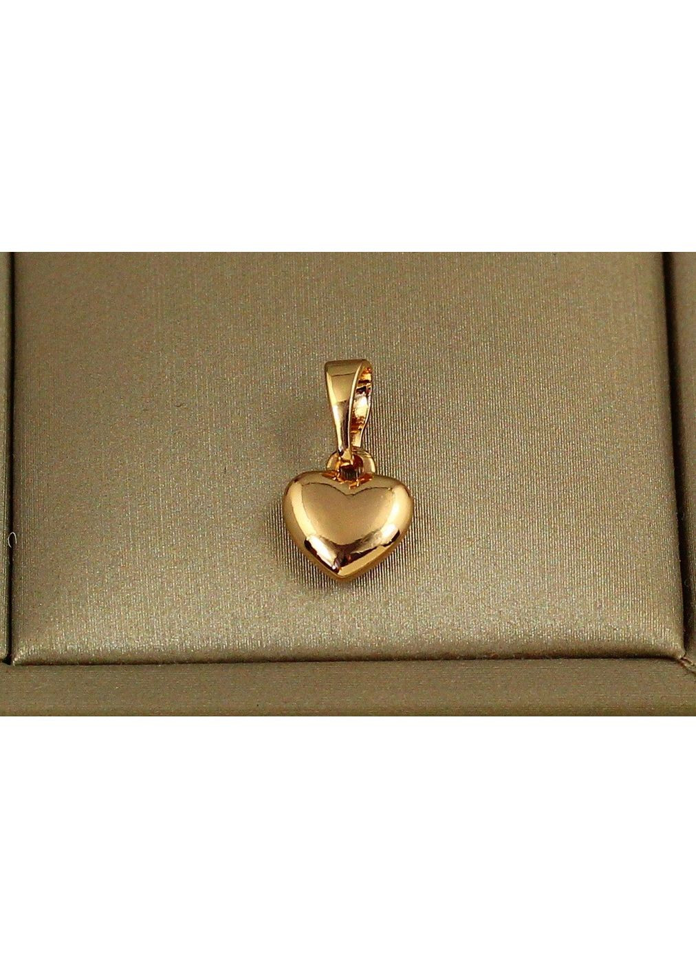 Кулон крихітне серце 8 мм золотистий Xuping Jewelry (351385252)