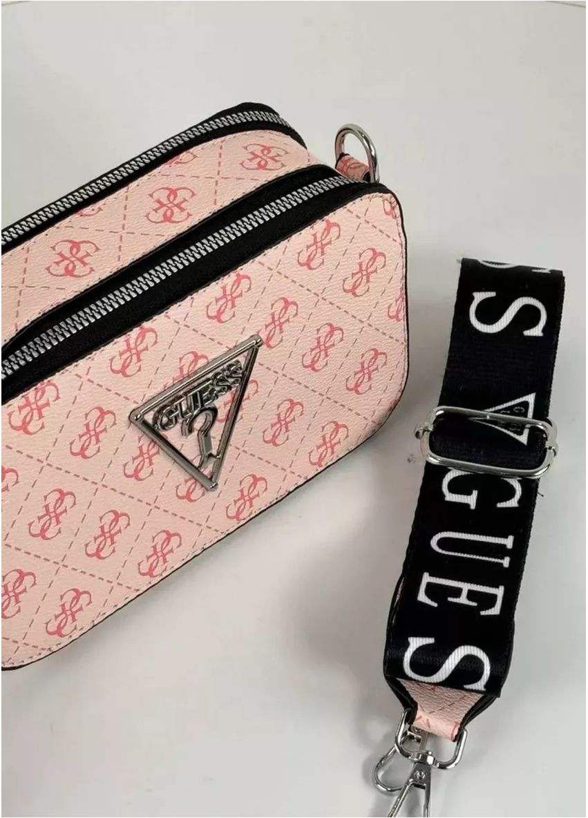 Женская сумка Guess V426 прямоугольная кросс-боди розовая No Brand (300513929)
