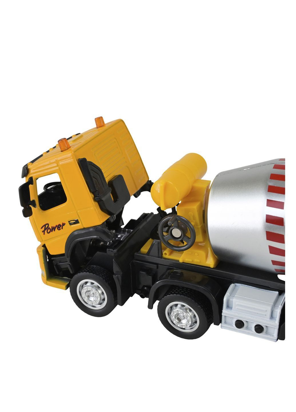 Строительная техника металлическая – Автобетоносмеситель VOLVO в масштабе 1:50 цвет разноцветный CB-00289177 АВТОПРОМ (370499429)