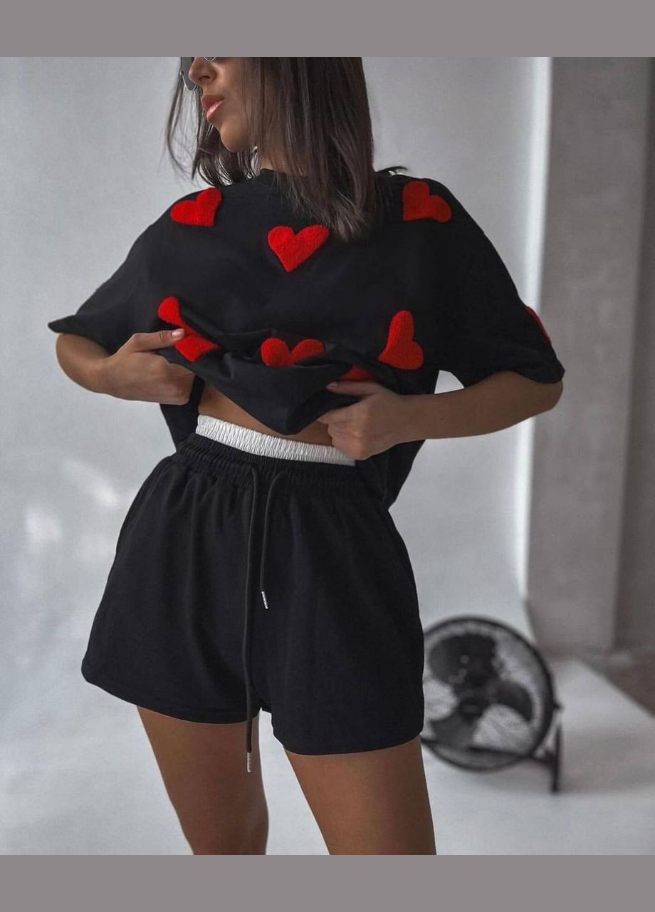 Стильні жіночі шорти з подвійним поясом Україна (332621072)