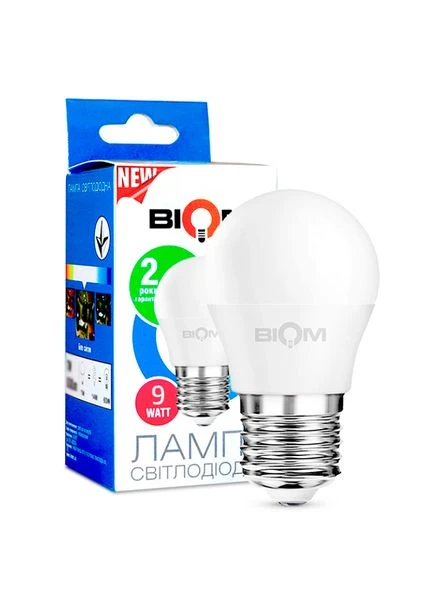 Лампа BT-706 C45 9W E27 4500K BIOM (360890256)